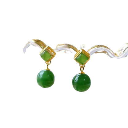 Argento Orecchino artigianale delicato