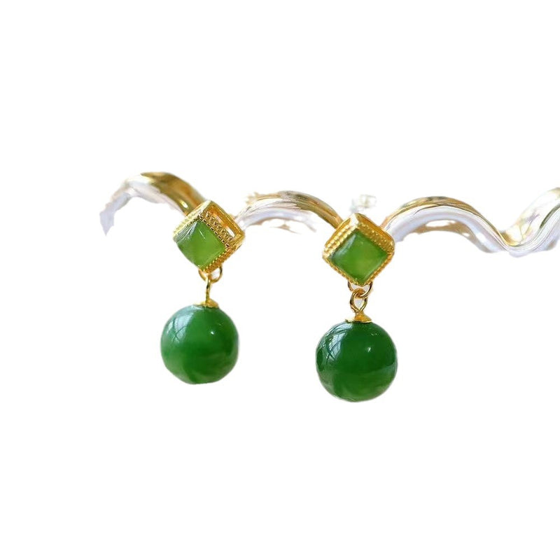 Argento Orecchino artigianale delicato