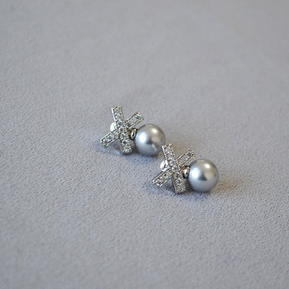 Argento Orecchino artigianale delicato