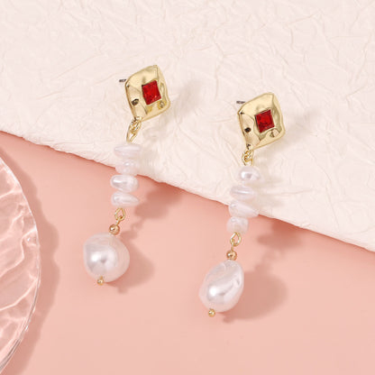 Perla Orecchino bellissimo con stile unico