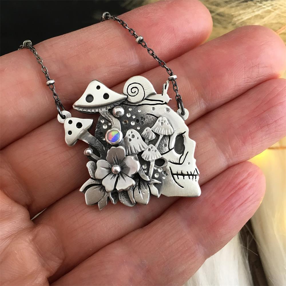 Argento Collana bellissimo con stile unico