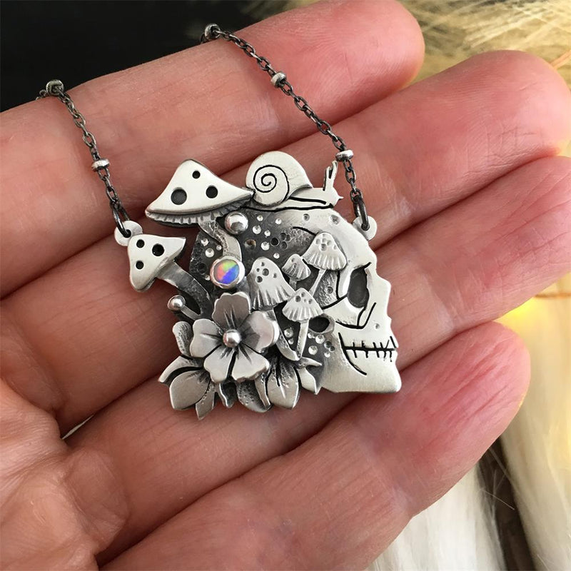 Argento Collana bellissimo con stile unico