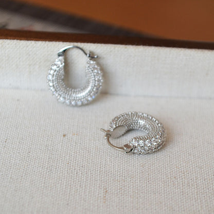 Argento Orecchino affascinante per ogni occasione