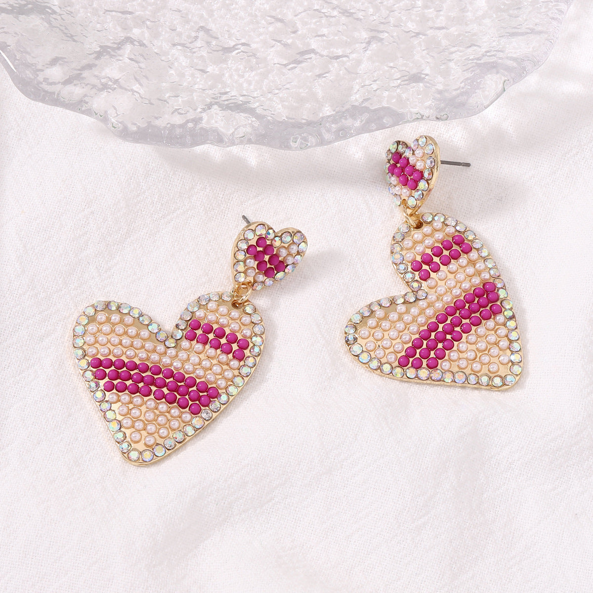 Perla Orecchino vintage fatto a mano