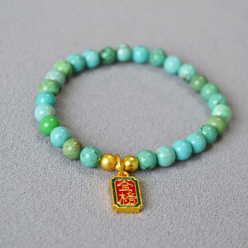 Oro Bracciale artigianale delicato