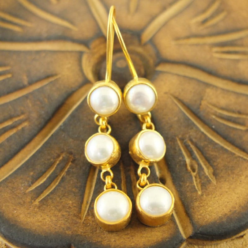 Perla Orecchino bellissimo con stile unico