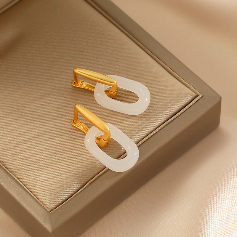 Argento Orecchino stupendo per uso quotidiano