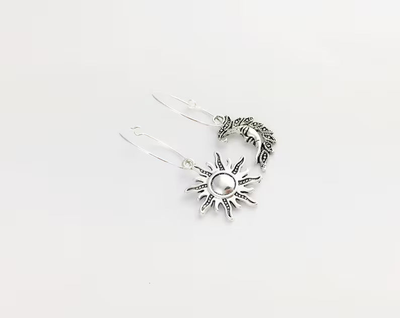 Argento Orecchino vintage fatto a mano