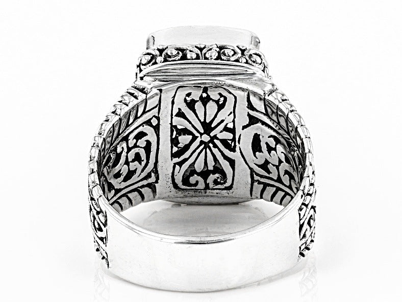 Argento Anello stupendo per uso quotidiano