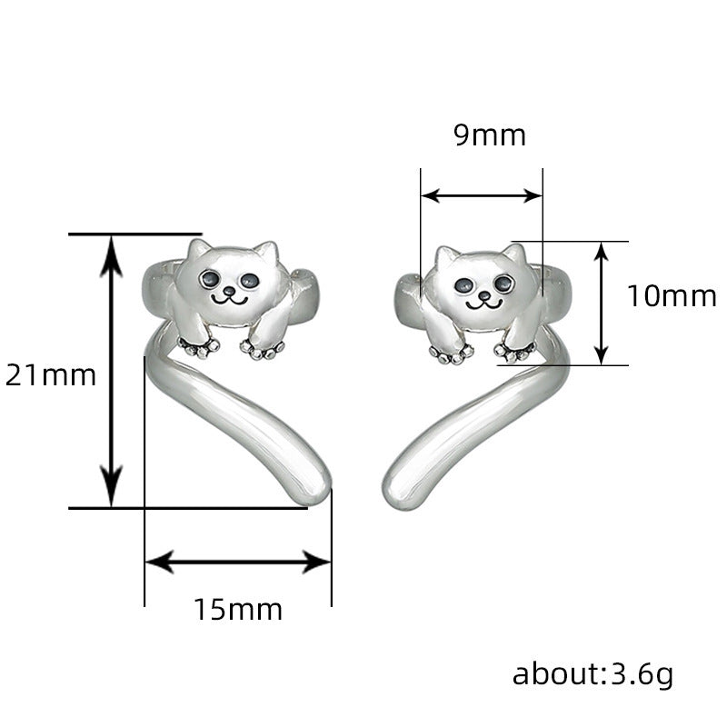 Orecchino artigianale delicato