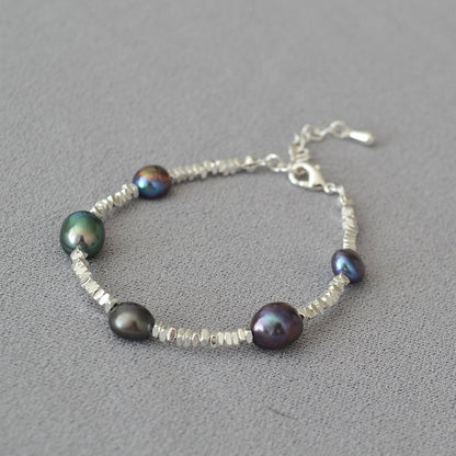 Argento Collana bellissimo con stile unico