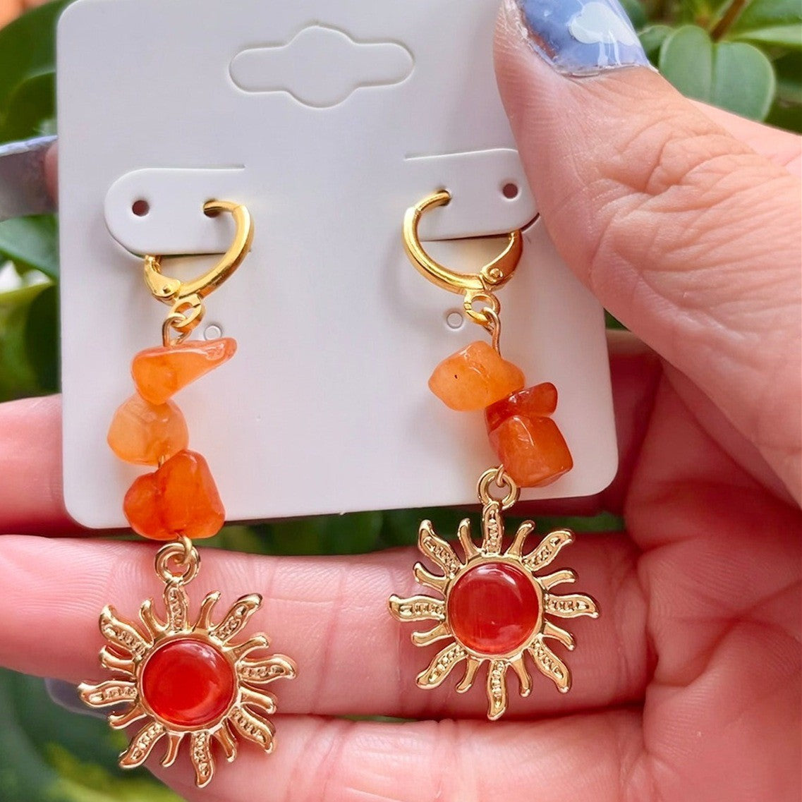 Orecchino vintage fatto a mano