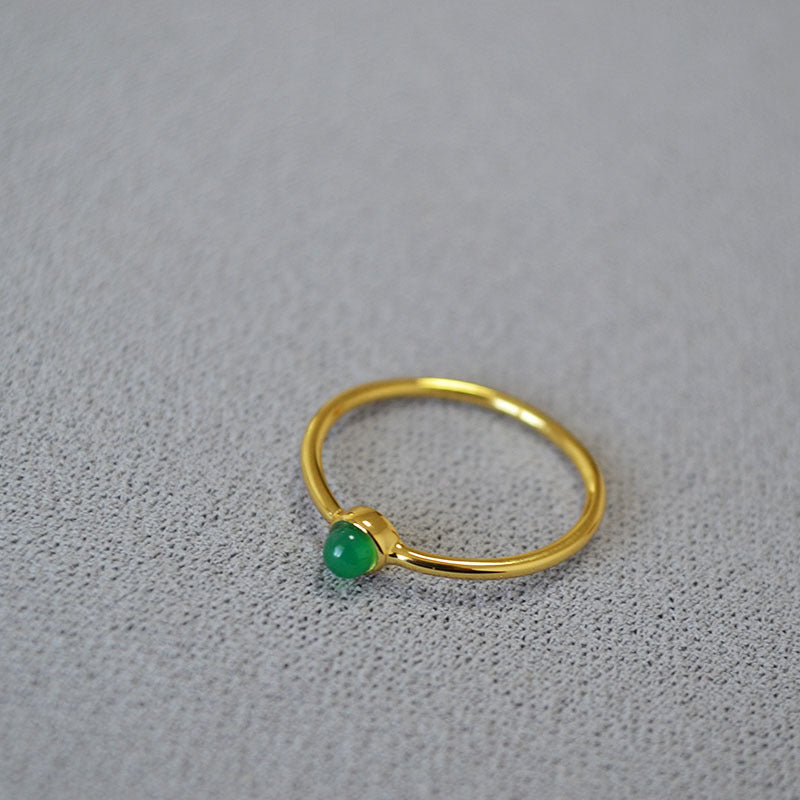 Oro Anello vintage fatto a mano