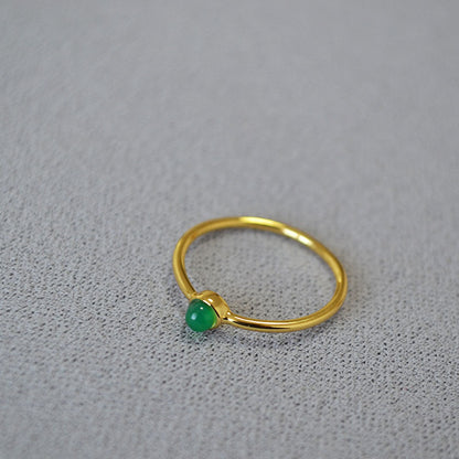 Oro Anello vintage fatto a mano