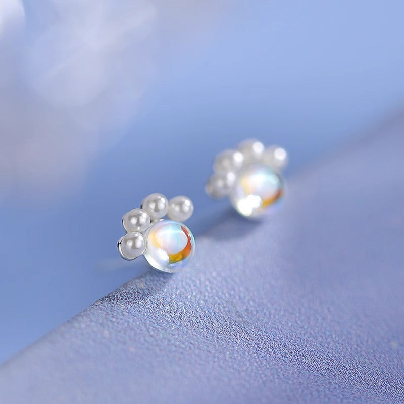 Perla Orecchino artigianale delicato