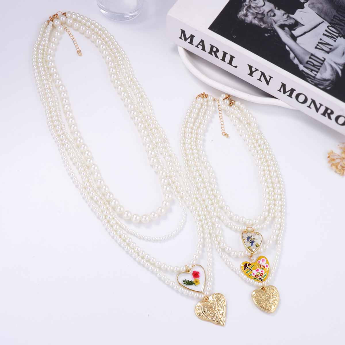 Perla Collana stupendo per uso quotidiano