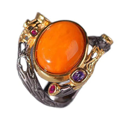 Argento Anello vintage fatto a mano