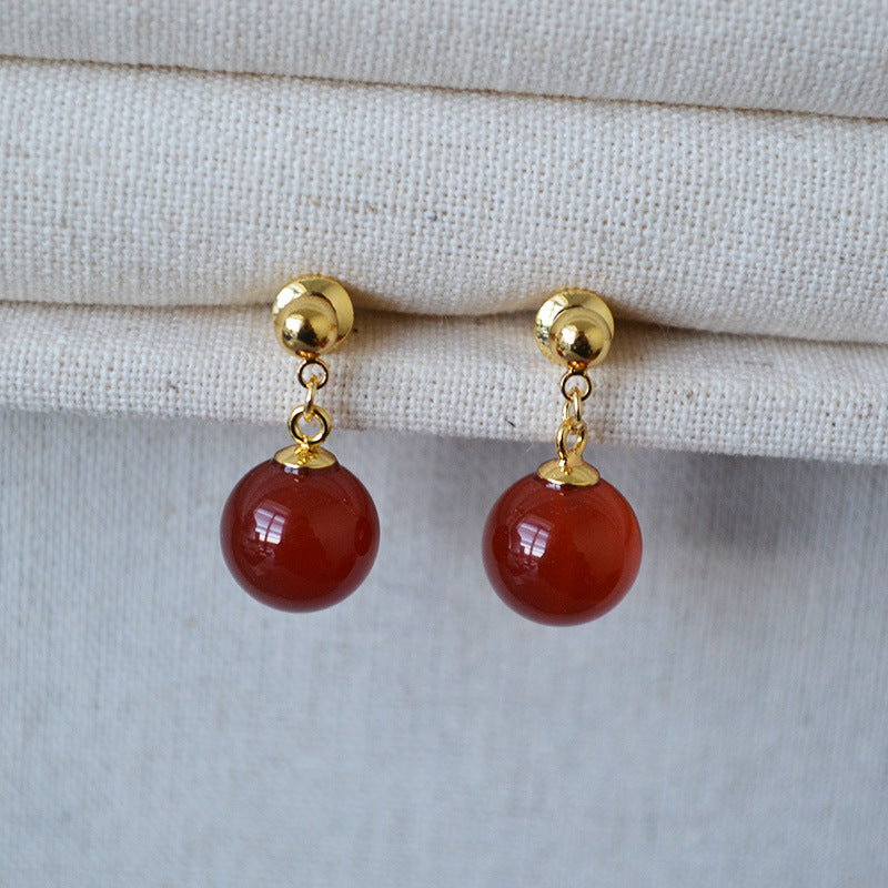 Argento Orecchino bellissimo con stile unico