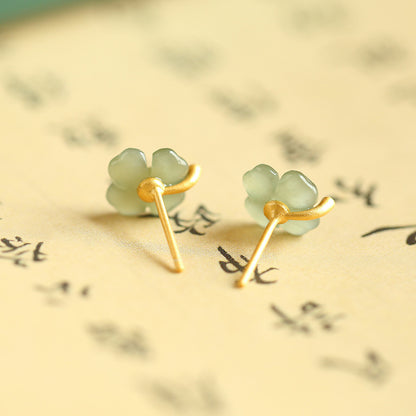 Argento Orecchino artigianale delicato