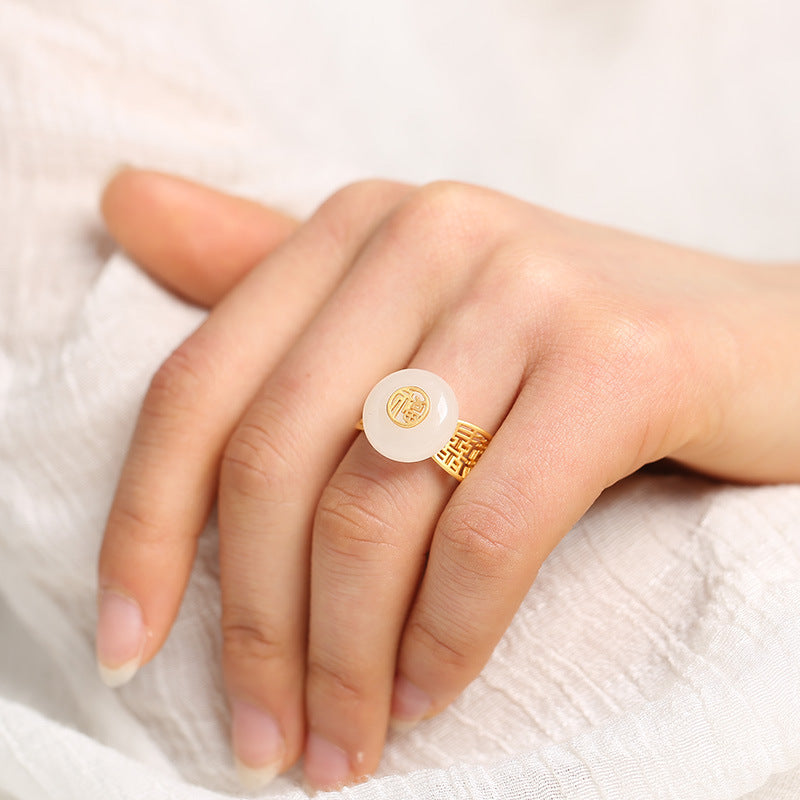 Oro Anello affascinante per ogni occasione