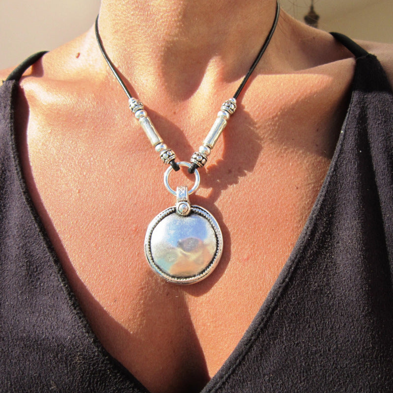 Argento Ciondolo vintage fatto a mano