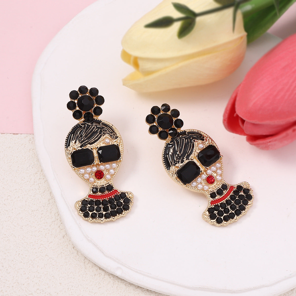 Orecchino vintage fatto a mano