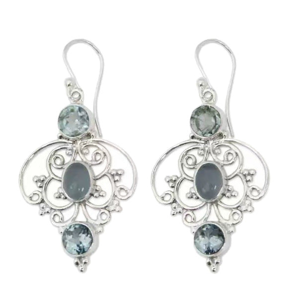 Orecchino artigianale delicato