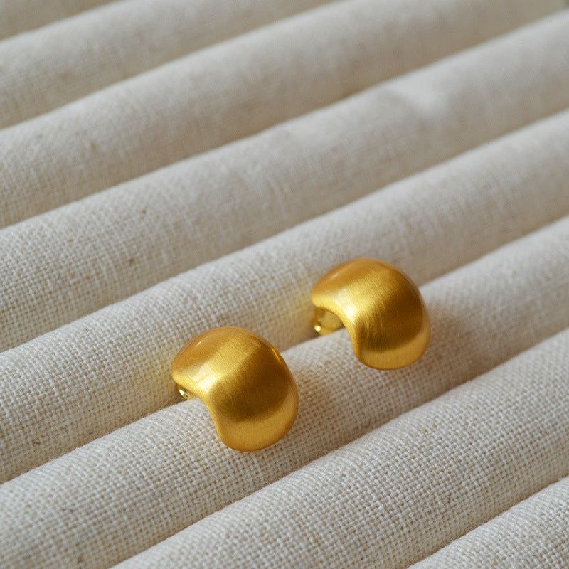 Oro Orecchino vintage fatto a mano