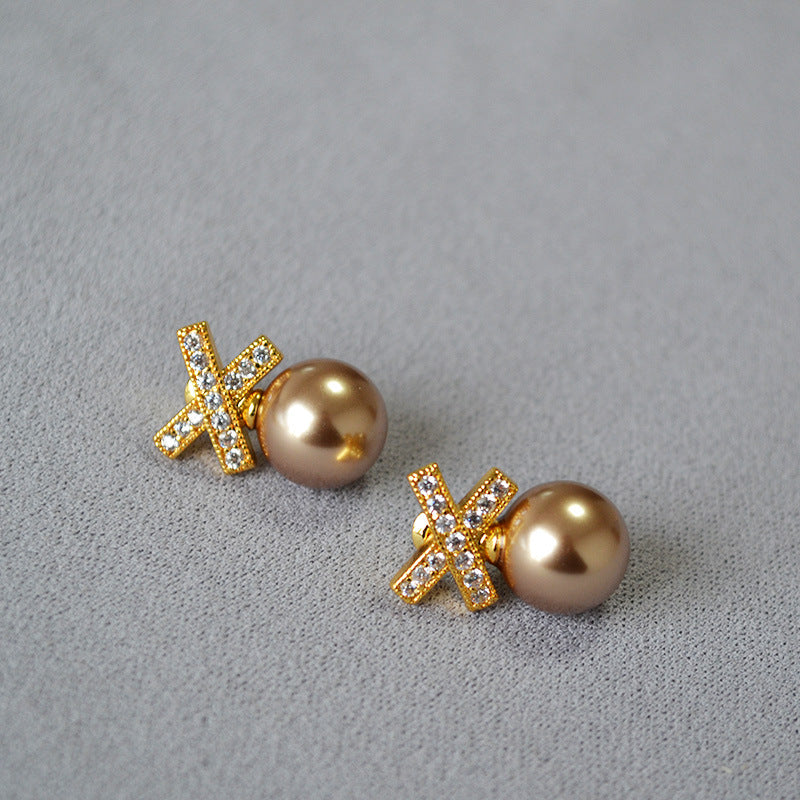 Argento Orecchino artigianale delicato