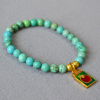 Oro Bracciale artigianale delicato