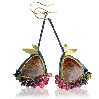 Orecchino vintage fatto a mano