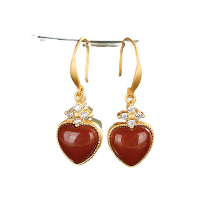 Oro Orecchino bellissimo con stile unico