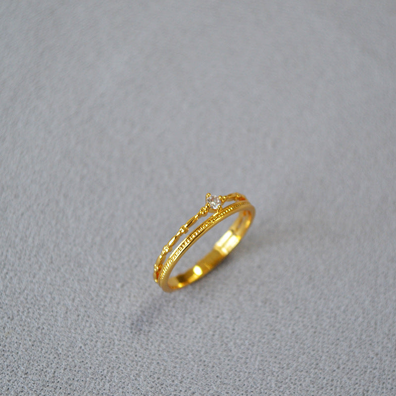 Oro Anello romantico per momenti speciali