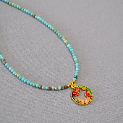 Oro Collana stupendo per uso quotidiano