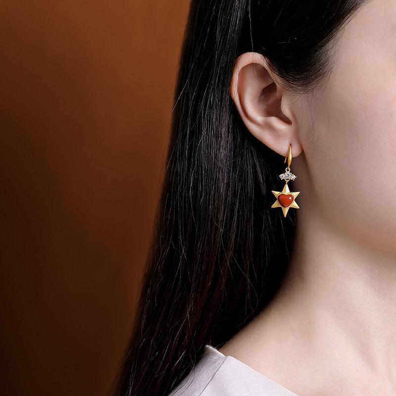 Oro Orecchino elegante per ogni occasione