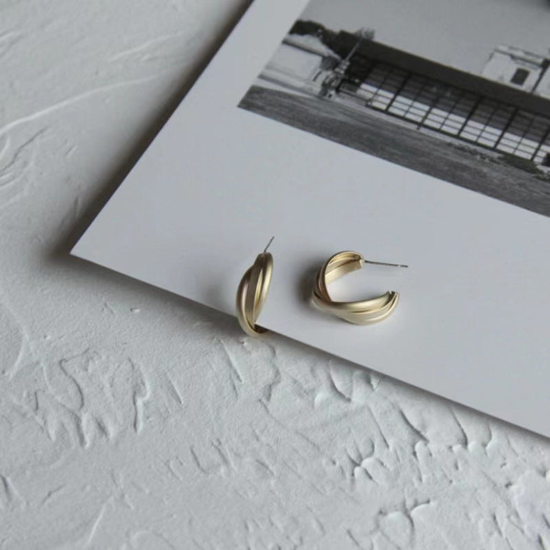 Oro Orecchino vintage fatto a mano