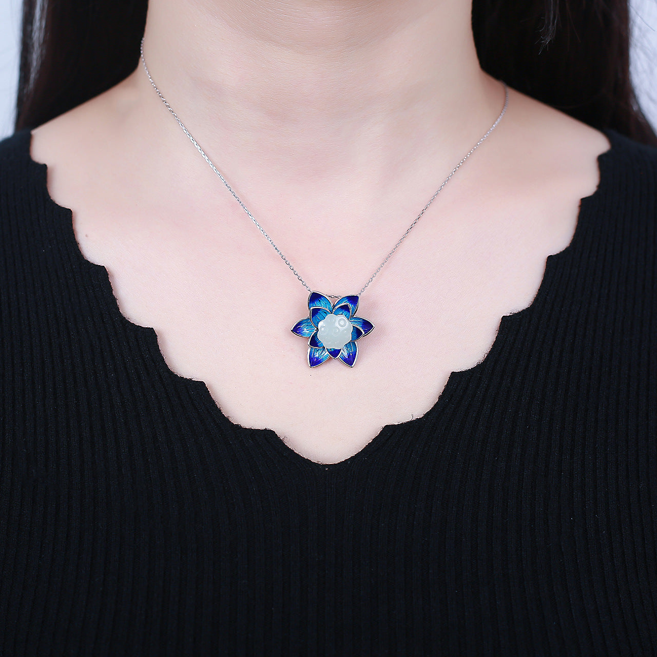 Argento Collana romantico per momenti speciali