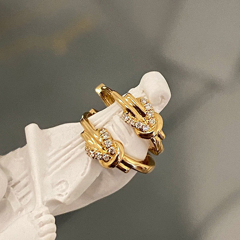 Orecchino vintage fatto a mano