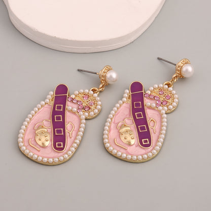 Perla Orecchino artigianale delicato