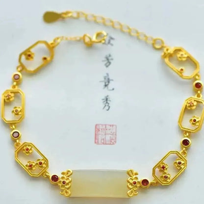 Argento Bracciale bellissimo con stile unico