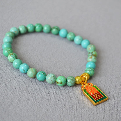 Oro Bracciale artigianale delicato