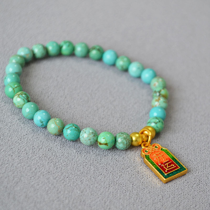 Oro Bracciale artigianale delicato