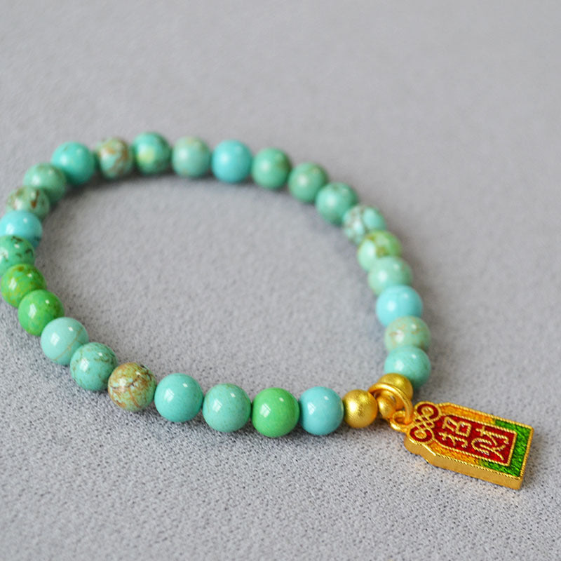 Oro Bracciale artigianale delicato