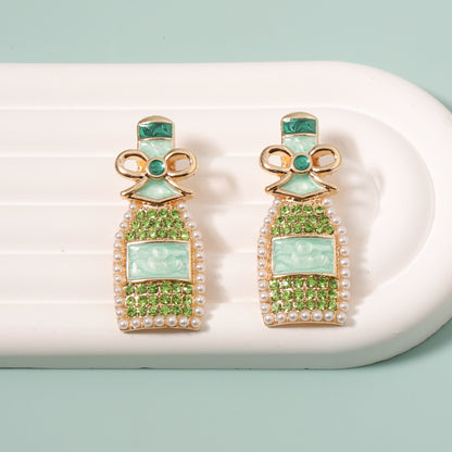 Perla Orecchino vintage fatto a mano