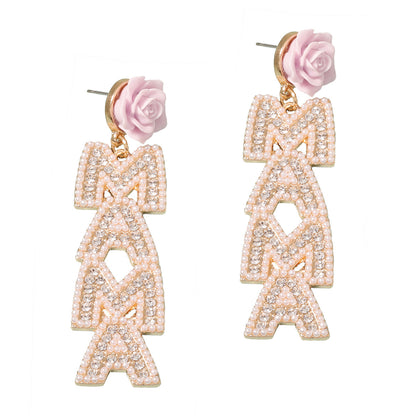 Perla Orecchino vintage fatto a mano