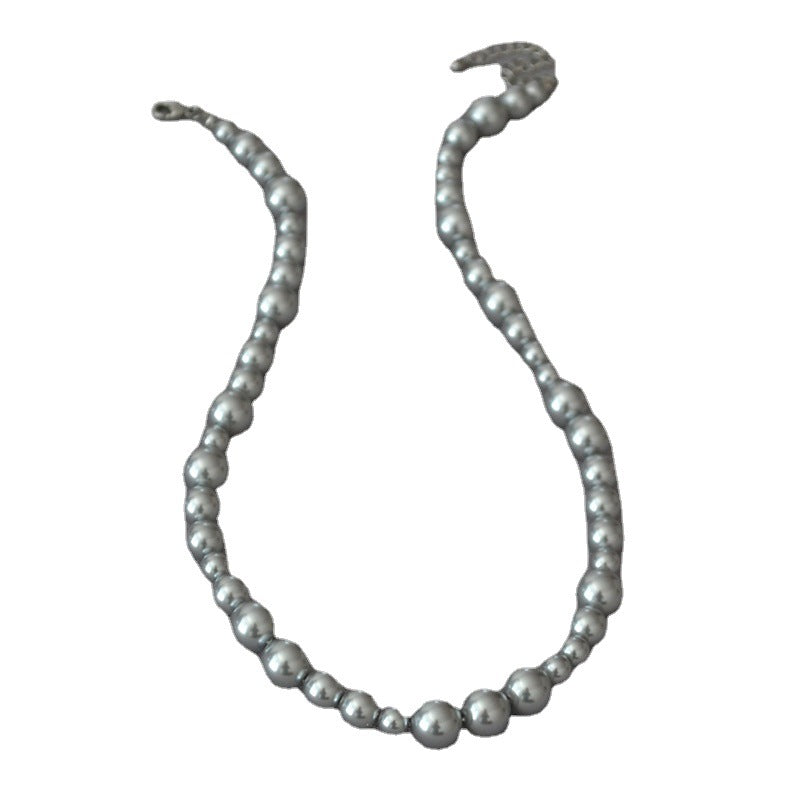 Argento Collana artigianale delicato