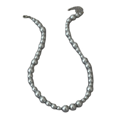 Argento Collana artigianale delicato