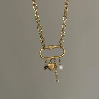 Perla Collana vintage fatto a mano