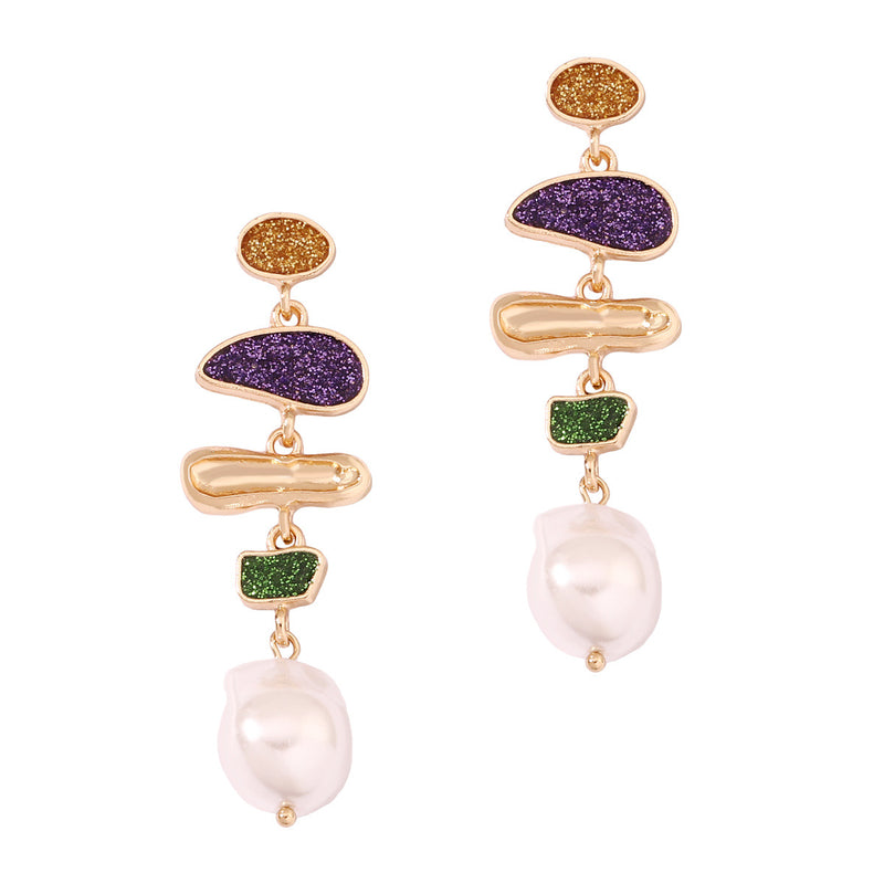 Perla Orecchino artigianale delicato