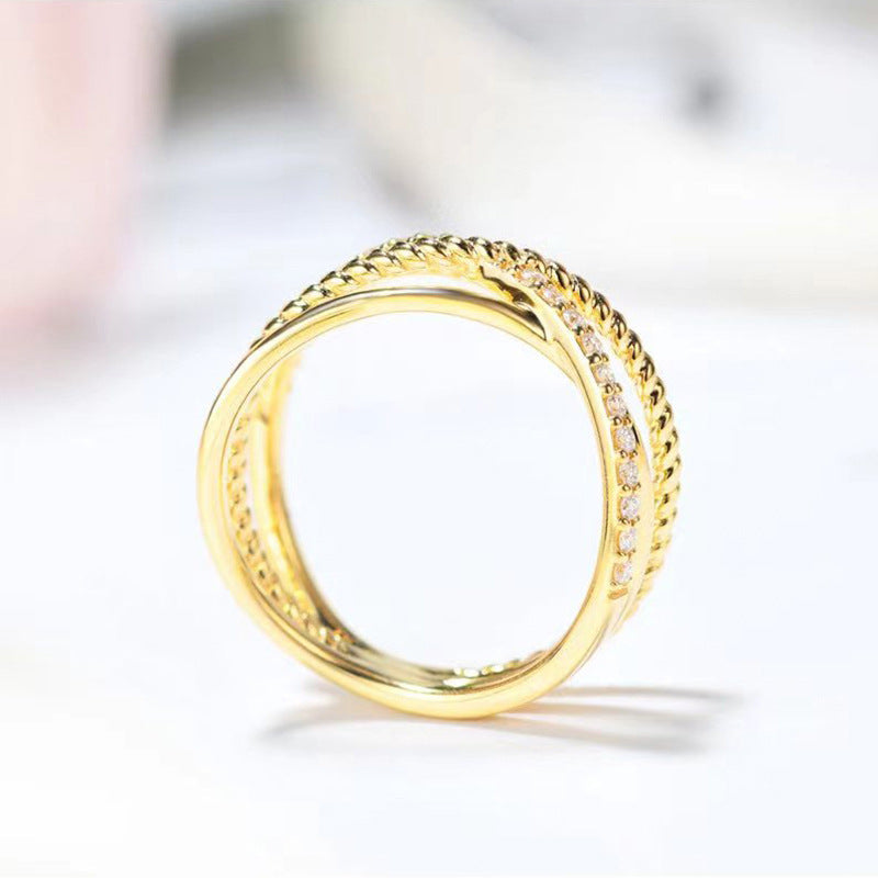 Oro Anello romantico per momenti speciali